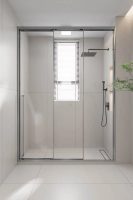 Душевая дверь раздвижная 1300x2000 цвет профиля хром стекло прозрачное PR3/R-130-01-CH-C4 Premium Veconi