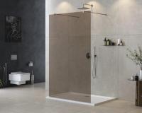 Душевая перегородка.   LIBERTA-L-2-110-BR-Cr 1100х1950 Cezares