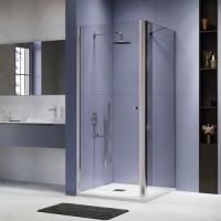 Душевой уголок RGW TN-33 (TN-03 + Z-050-2 + O-204) прямоугольный   80* 80*195 54933388-11 профиль Хром стекло Прозрачное 6 мм RGW