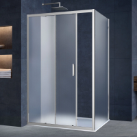 Душевая уголок прямоугольный VSR-3AL9013CLGM 1300х900x1900 профиль вороненая сталь стекло прозрачное VINCEA