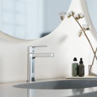 Смеситель для раковины  однорычажный цвет хром VBF-1R1CH VINCEA