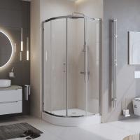 Душевой уголок радиальный UNO-195-R-2-95-C-Cr 950x950x1950 BelBagno