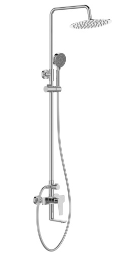 Душевая колонна со смесителем для ванны, верхним и ручным душем, хром ANCONA-VSCM-CRM BELBAGNO