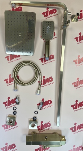 Душевая система с термостатом Timo Tetra-thermo SX-0169/17 золото матовое