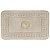 Коврик д/ванной комнаты 70х140 см., логотип АФИНА, кремовый, окантовка золото