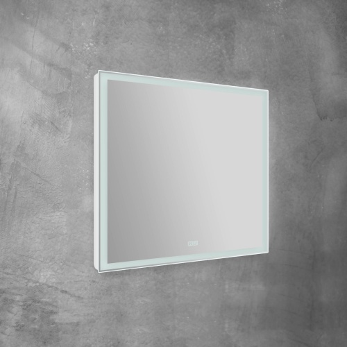 Зеркало с встроенным светильником, сенсорным выключателем и подогревом SPC-GRT-800-800-LED-TCH-WARM, 12W, 220-240V, 800x30x800   BELBAGNO